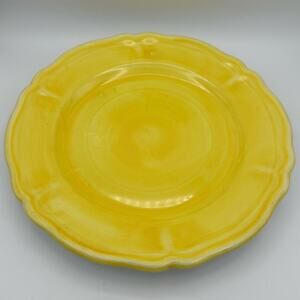 Bloomingdales Yellow Flower Charger Made in Italy Main Course 13 inch